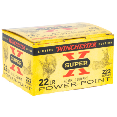 Winchester 22 LR 40 Gr Super X Power Point (222)