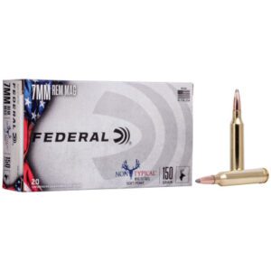 Federal 7mm Rem Mag 150 Gr Soft Point Non-Typical (20)