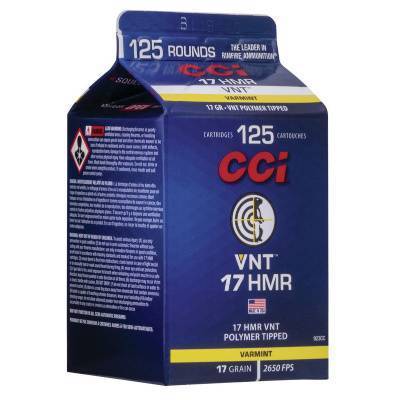 CCI 17 HMR 17 Gr VNT Polymer Tip (50 & 125 ct.)