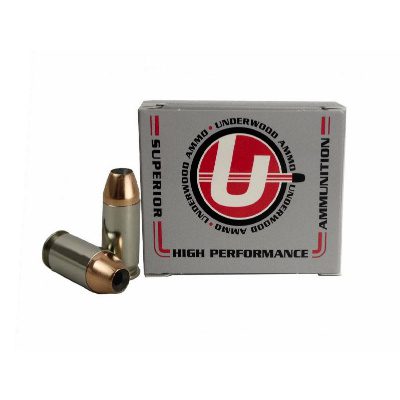 Underwood 45 ACP +P 185 Grain Jacketed Hollow Point (20)